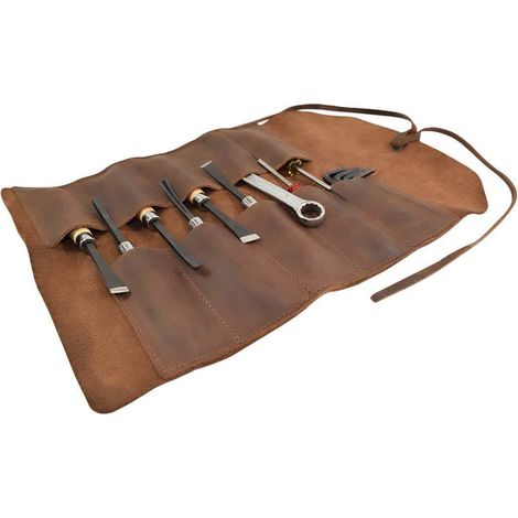 Werkzeugrad Aus Leder, Große Werkzeugtasche