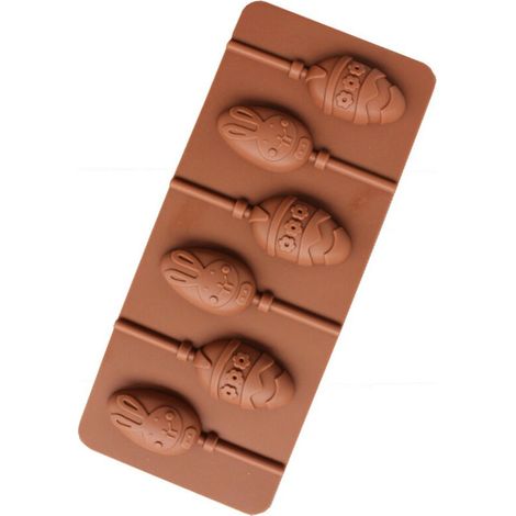 Silikonform Für Ostereier Und Osterhasen, Schokoladenform, Lutscherform