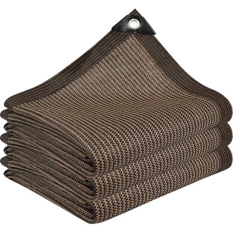 2x3m Jalousie Mit 80% Verdunkelung, Uv-beständigem Stoff Für Terrasse Und Balkon, Braun