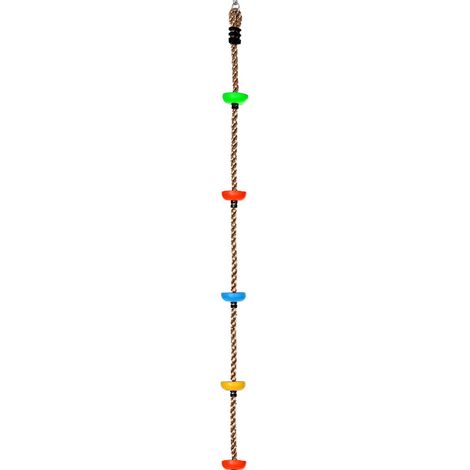 Aiducho 2 M Kletterseil Mit Fußplatten – Kletterseil – Ninja-seil – Zubehör