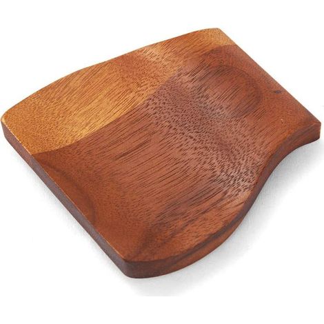 Löffelablage Mit Sockel, Hochwertiger Löffelhalter Aus Holz Für Die Küchenarbeitsplatte, Braun
