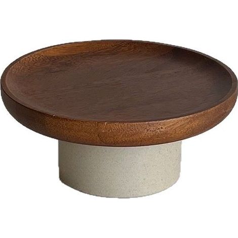 Kuchenständer Aus Akazienholz, Couchtischplatte Für Das Wohnzimmer, 16 Cm