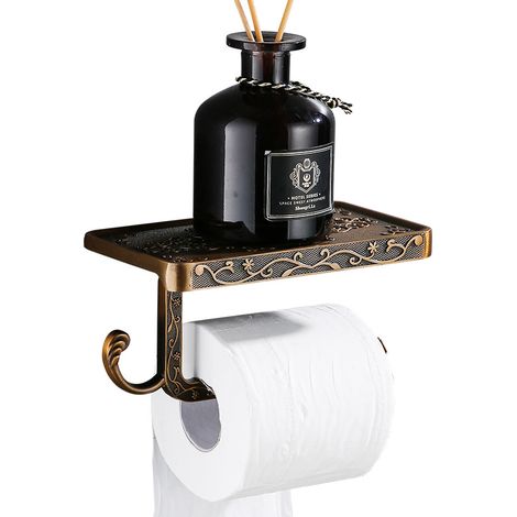 Vintage-retro-toilettenpapierhalter, Antiker Wand-toilettenpapierhalter
