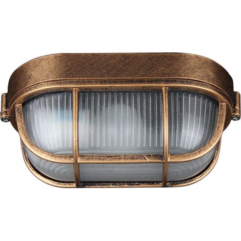 Außenwandleuchte Im Industriellen Retro-stil, Ovale Bullaugen-bootsleuchte, Elliptische Deckenleuchte, Wandleuchte, Beleuchtungskörper, Für Den Innen- Und Außenbereich, E27