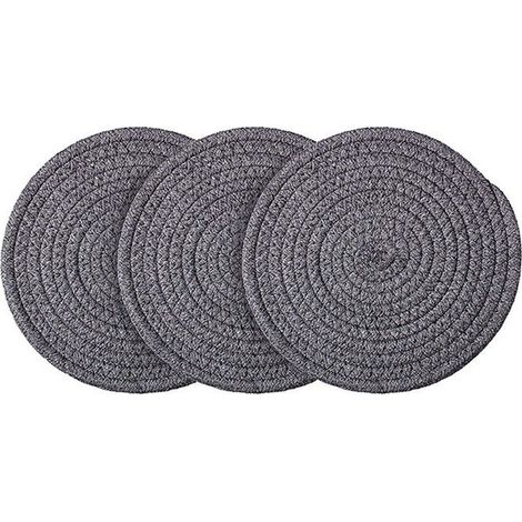 Dunkelgraue Heizmatten Für Küchenarbeitsplatten, Heizmatten Aus Baumwolle (dunkelgraue Baumwolle, 25 Cm)