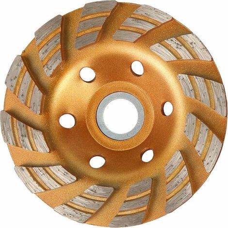Diamantschleifscheibe Zum Schleifen, Holzschnitzscheibe, Manganstahl-diamantschleifscheibe, 22 Löcher, 100 Mm (gelb)