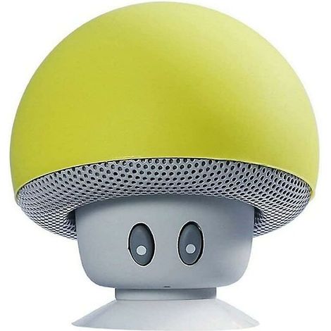 Tragbarer Bluetooth-lautsprecher In Pilzform (gelb)