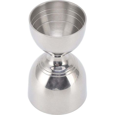 Ulisem Cocktail-messbecher 30/60 Ml, Barkeeper-jigger, Hochpräziser, Langlebiger Cocktail-jigger Aus Edelstahl Mit Breiter Öffnung Für Spirituosen (klassisches Silber)