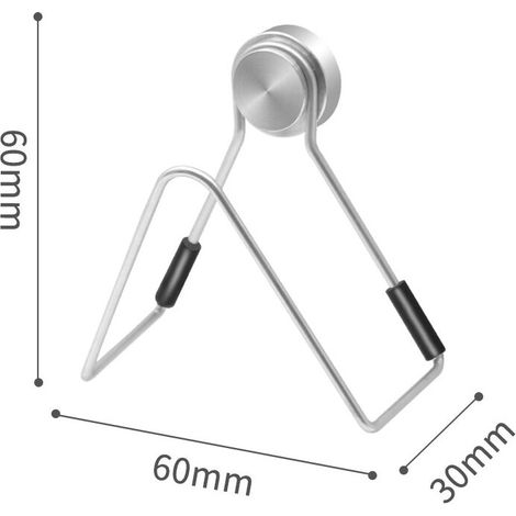 Schwammhalter Für Die Küchenspüle, Abnehmbarer Schwammhalter Aus Edelstahl, Zubehör Für Küchenschwammhalter, Nicht Perforiert, Wandmontage-schwammhalter Für Die Spüle.