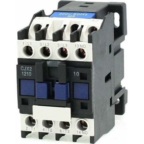 220 V Wechselstrom-schütz, 25 A – 3-polig, Normalerweise Offen – Für Die Steuerung Von Elektromotoren – Für Industrielle Und Gewerbliche Anwendungen – Cjx2-1210