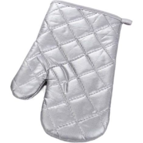 Silberne, Gesteppte Ofenhandschuhe, Mikrowellenhandschuhe, Rutschfeste Ofenhandschuhe, Wärmeisolierende Handschuhe, Baumwoll-ofenhandschuhe Für Küchenaccessoires