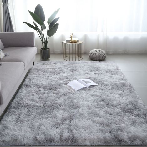 Plüschteppich Mit Farbverlauf Durch Knüpftechnik, Wohnzimmer-couchtischteppich, 5080 Cm