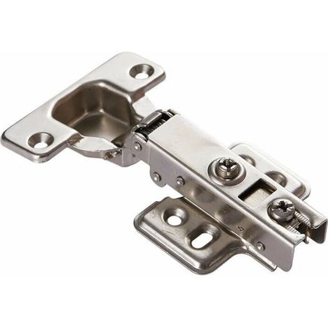 Stück Soft-close-scharniere Für Küchen- Und Kleiderschranktüren, 110°-stahl, Mit Clip-on-befestigung, 35 Mm Montageplatte.