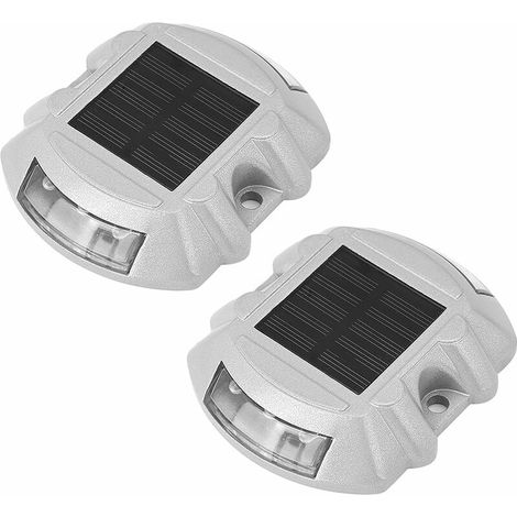 Led-straßenreflektor – 6 Solar-markierungsleuchten – Wasserdicht, 1000 M Sichtweite – Hochwertiges Aluminiumguss