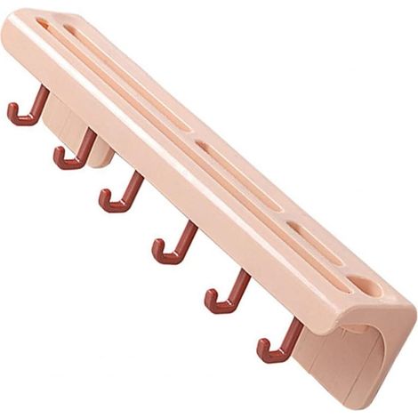 Wandmontierter Messerhalter, Kein Bohren Erforderlich, 4 Farben, Magnetisches Küchenaufbewahrungsregal Für Messer Und Küchenutensilien (farbe: Rosa)