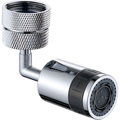 Universeller Anti-spritz-filter-wasserhahn, 720° Drehbar, Doppelfunktion: Spritzschutzdüse, Geeignet Für Küche Und Bad
