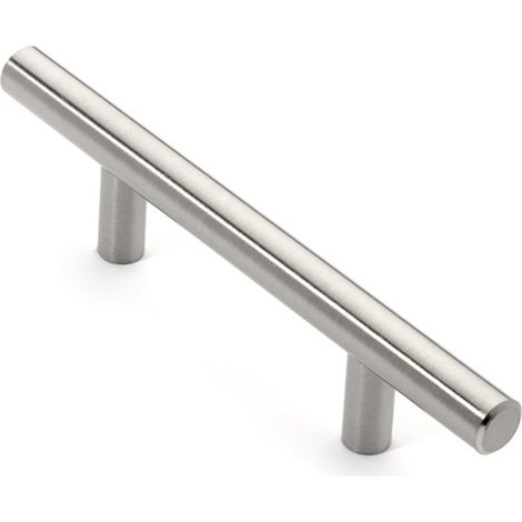 Werbeartikel: T-förmige, Selbstklebende Küchentürgriffe, 10er-packung, Möbelgriffe Aus Edelstahl (12 Mm X 64 Mm X 100 Mm)
