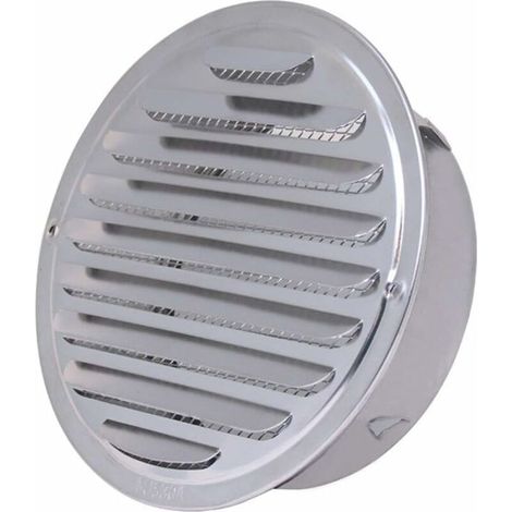 Edelstahl-lüftungskugel, Verdickt, Wandmontage, Dunstabzugshauben-abluftabdeckungen, Badezimmer- Und Küchenlüftungen, Ventilator- Und Luftauslässe (180 Mm)
