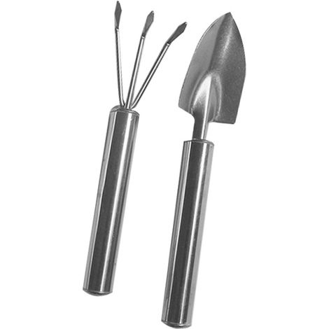 Zweiteiliger Blumenspaten Aus Edelstahl Für Garten, Freilandpflanzung, Blumenpflanzung, Kleiner Landwirtschaftlicher Spaten Für Töpfe Und Erde, Loses Laub