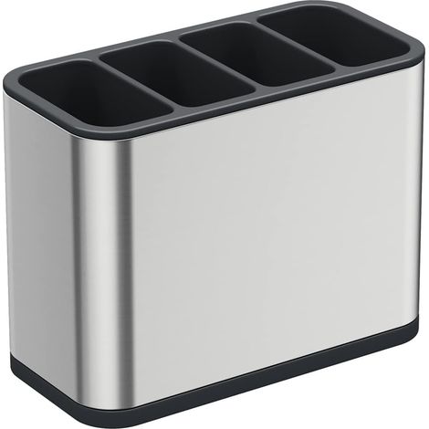 Multifunktionale Aufbewahrungsbox Aus Edelstahl Mit Integriertem Abtropfgitter.