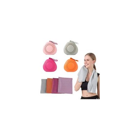 Set Mit 4 Kühlenden Mikrofaserhandtüchern, Atmungsaktiv, Schnelltrocknend Für Fitnessstudio, Yoga, Wandern, Camping – 60 X 30 Cm
