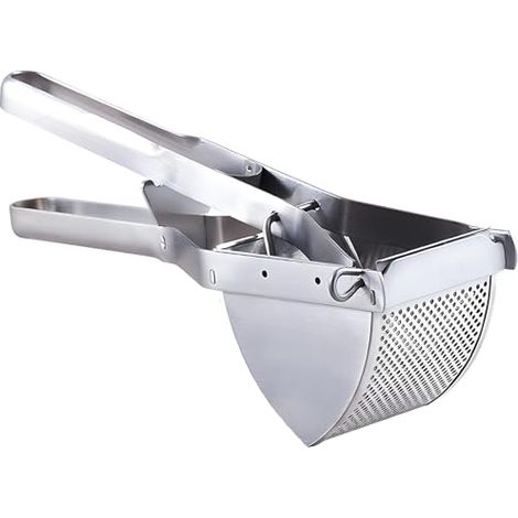 Kartoffelstampfer Aus Edelstahl, Großer Kartoffelstampfer, Rostfreies Küchenutensil Mit Ergonomischem Und Rutschfestem Griff, Geeignet Für Eine Vielzahl Von Zutaten.
