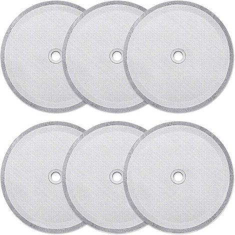 Wiederverwendbare Kaffeefilter Für 1000-ml-french-press – 6er-pack, Hochwertiger Edelstahl, Universell Kompatibel