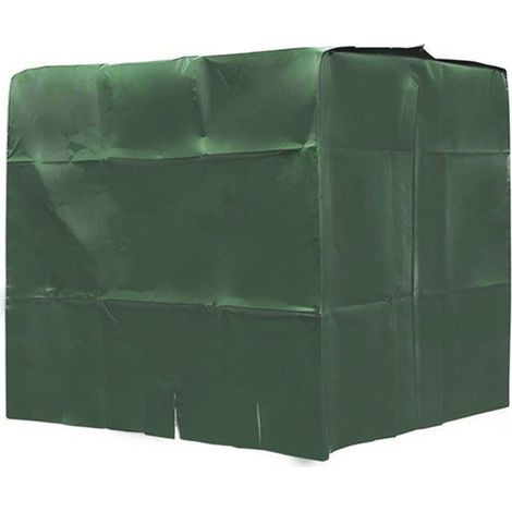 Aiducho Schutzhülle Für 600-liter-ibc-container, 210d Oxford-gewebe, Staubdicht, Regendicht, 120 X 80 X 100 Cm – Grün