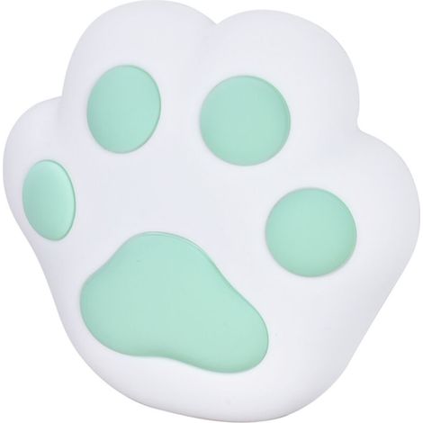 Magnetische Wandleuchte Im Katzenpfoten-design, Dekorative Led, Usb-ladefunktion, Augenschutz, Einstellbare Helligkeit, Silikon-nachtlicht, Grün