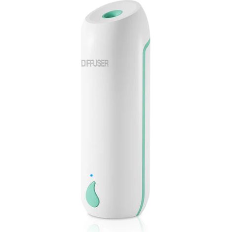 Aromadiffusoren Für Ätherische Öle, Raumdiffusoren, Usb-luftreiniger Für Auto Gegen Formaldehyd Und Rauch, Aromadiffusor Zur Geruchsneutralisierung Der Toilette (grün, Meeresduft)