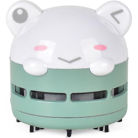 Tragbarer Tischstaubsauger, Automatischer Tischreiniger, Usb-nachtlicht 1/4" Grün 1/4