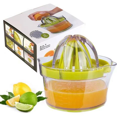 Tragbarer Manueller Zitrusentsafter – Orange/zitrone –