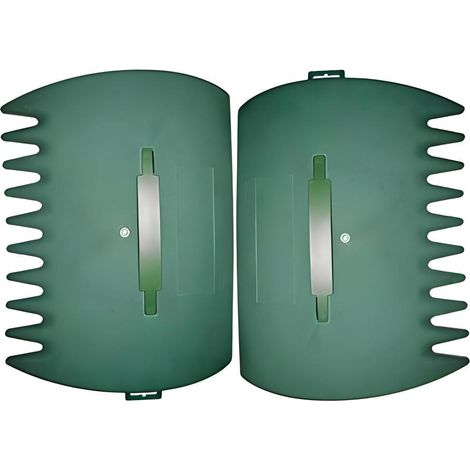 Laubsammler, 2-teiliger Manueller Haselnuss-laubschöpfer, Schnelle Reinigung Von Laub, Grasschnitt Und Abfall In Gärten Und Höfen.