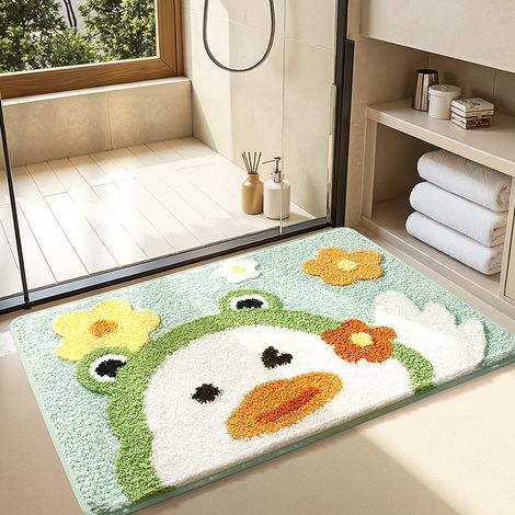 Rutschfester Teppich Mit Entenmuster, 45×70 Cm —