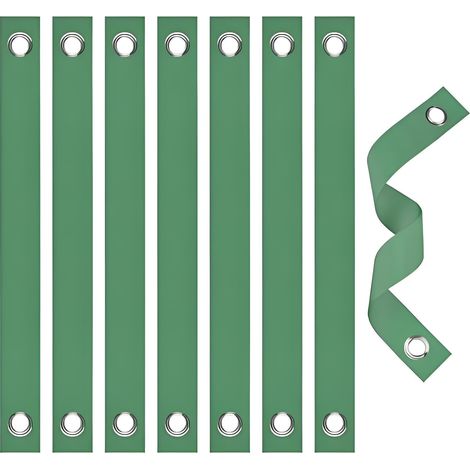 Baumpfahlbinder, 8-teilige Stützbänder Für Jungpflanzen Und Hurrikanschutz, Grüne Bindebänder Zum Begradigen Von Bäumen.