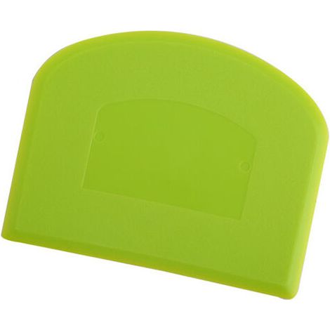1 Stück 11,7 × 9,3 Cm – Teigschaber/teigschneider Aus Kunststoff Für Küche, Gebäck, Crêpes – Grün