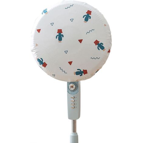 Runder 45 Cm Standventilator In Hellgrün Mit Staubschutz