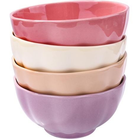 Set Aus 4 Keramik-reisschalen, 12 Cm (4,72 Zoll)