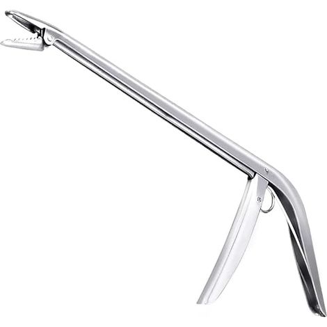 Pickup Tools, 160 Cm Lange, Klappbare Greifzange Aus Aluminium, Hilfsmittel Für Menschen Mit Behinderungen Mit Drehbarem Gummigreifer, Langer Arm Zur Müllaufnahme – Orange