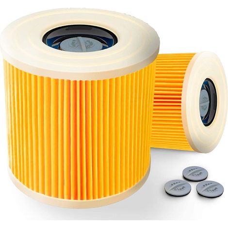 1 Papierstaubbeutel + 1 Filterelement Für Kärcher Nt20 Nt25 Nt30 Mv2 Mv3 Wd3