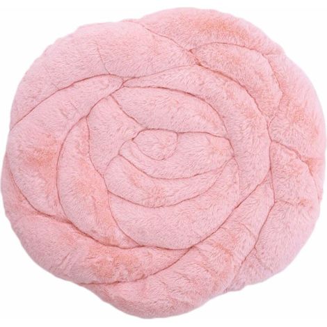 Stuhlkissen Dickes Stuhlkissen Gesteppte Kissen Bequemes Sitzkissen Für Den Innen- Und Außenbereich Blumenförmiges Sitzkissen Für Büro Wohnzimmer Zuhause Garten (2 Stück, Rosa)