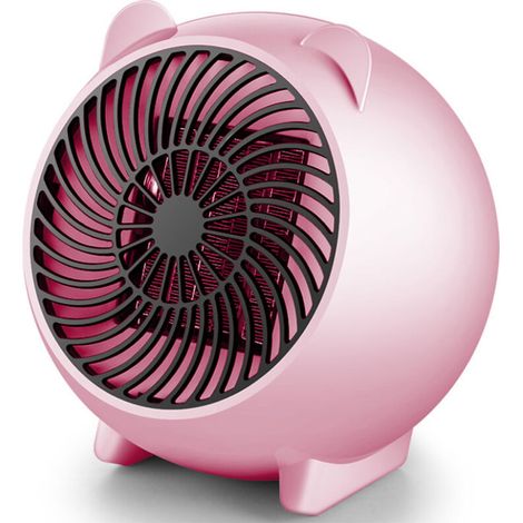 Winterlicher, Tragbarer Heizofen Für Haushalt, Büro, Schlafzimmer Oder Arbeitszimmer, Klein, Rosa