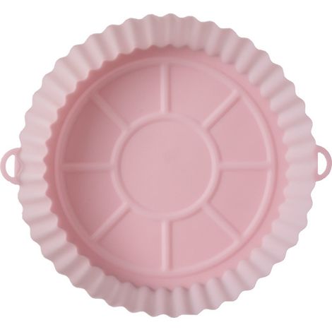 Silikon-papiereinlage Als Ersatz Für Wiederverwendbare Heißluftfritteusen (rosa)