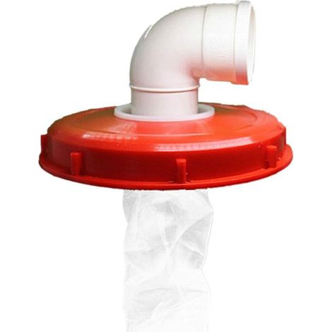 Ibc-filterdeckel, Ibc-tankzubehör, 163 Mm/245 Mm Nylon-filterdeckel Mit Tonfass-abdeckung, Filternetz Für Ibc-regenwassertank
