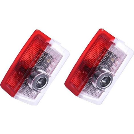 2 Stück Auto-led-projektor Liuer Ghost Shadow Logo Lampe 3d Auto-einstiegslicht Begrüßungslaserprojektor