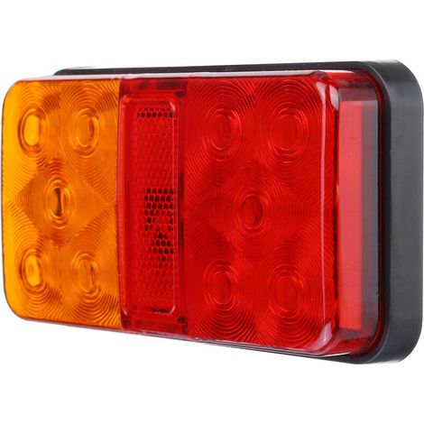 X 10 Led-bremsblinker Hinten Für Anhänger, Lkw, Wohnwagen, Transporter, 12-80v, 12v, 10 Leds