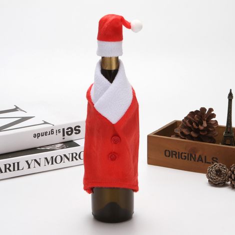 Weihnachtsweinflasche, Tischdekoration Für Die Weihnachtsfeier, Weihnachtsgeschenke