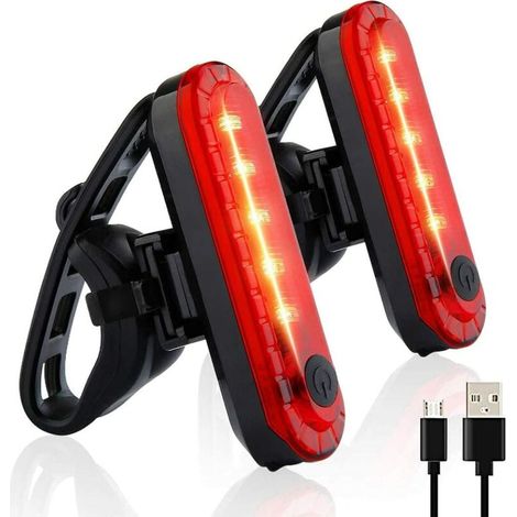 Wiederaufladbare Fahrradlampe Per Usb, Frontlicht, 4 Leuchtmodi, Wiederaufladbar, Leistungsstark, Wasserdicht, Stoßfest, Led-frontlampe