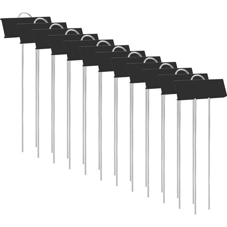 Tinor – Pflanzenetiketten Aus Edelstahl – 12er-pack – Rost- Und Witterungsbeständig – Abgewinkelte Gartenstecker