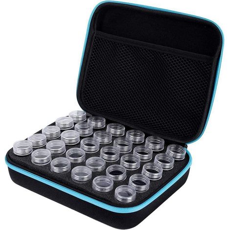 Tragetasche Für Diamantmalerei, Aufbewahrungstasche Für 30 Diamantmalerei-boxen Mit Werkzeugflasche